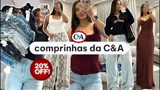 COMPRINHAS DA C&A 🛍️💸✨ | +20 cal&ccedil;as jeans novas, b&aacute;sicos essenciais e muito mais. 