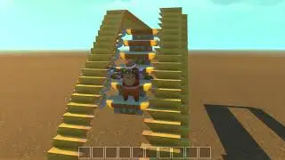 Scrap Mechanic Escalator Concept.