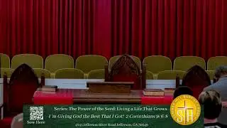 Morning Message from Pastor Mark Anthony Weaver, Jr. - Summer Hill Baptist Church Jefferson,GA