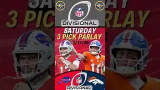 Best Bets Buffalo Bills vs Denver Broncos | NFL Playoffs Parlay | Divisional Round Saturday 1/17/26