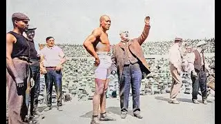 Jack Johnson vs. James J. Jeffries Highlights (1910)
