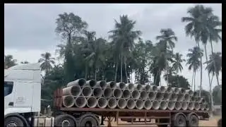 SITHUJAYA Transport Shri Lanka #concretepipe #construction #concreteengineering#rcchumepipe #yt