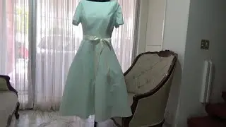 Como confeccionar vestido años 50
