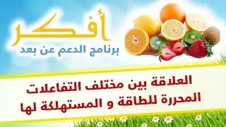 دروس أفكر # العلاقة بين مختلف التفاعلات المحررة للطاقة و المستهلكة لها