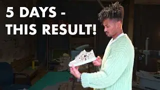 He never made shoes before. This happened in 5 days..