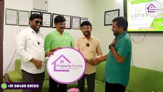 Property Portal Logo Launch | Real Estate | DTCP & HMDA, RERA Approved Properties