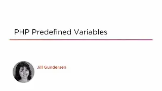 Course Preview: PHP Predefined Variables