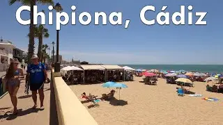 🌴 Chipiona, Cadiz 🏖️ 4k Virtual Walking Tour, Spain 🇪🇦