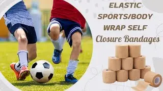 Elastic Body Wrap: The Ultimate Self-Closure Bandage!