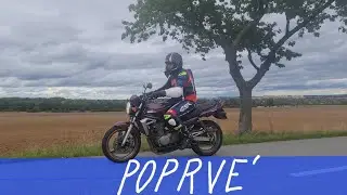 Poprvé Youtuberem/ Poprvé na kawasaki z1000/ test kawasaki er5/ Smrt v očích a hromada smíchu.