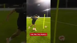 Filho de Cristiano Ronaldo, Cristiano Jr, j&aacute; est&aacute; mostrando que herdou os talentos do pai⚽️👏