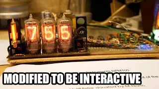 Modified Nixie tube Voltmeter For Interactive Display