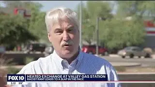 HUSBAND SPEAKS: The husband of a woman whose racist tirade at a Phoenix gas station