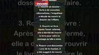 Rouvrir