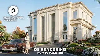 D5 Render Classic Villa Realistic