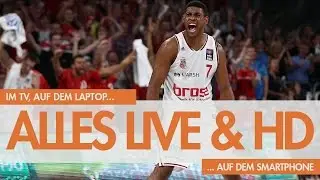 Alle Spiele LIVE und in HD - Die Beko BBL bei TelekomBasketball.de!