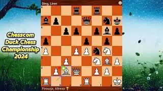 Alireza Firouzja vs Ding Liren | Chess.com Duck Chess Championship 2024