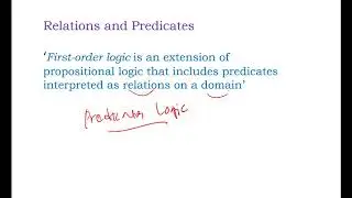 First Order Logic: Formula, Model, Semantic Tableaux part1