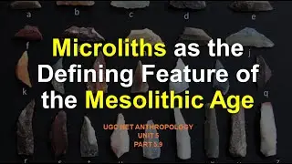 Mesolithic Age (Middle Stone Age) &ndash; Microliths Explained in Depth