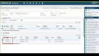 Using the Voucher Match Automation Workbench to Match Invoice Fee Lines