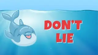 Дельфин, который кричал &laquo;Акула!&raquo; 🐬🦈 | История про мальчика, который кричал &laquo;Волк!&raquo; для детей | Ан...