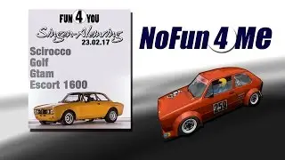 GT Legends 🏁 | VW Golf1 Gr.2 @ Alemannenring | Altbierbude.de | Fun4You 23.02.2017