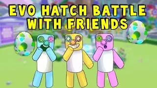 HATCHING EVO EGGS WITH FRIENDS IN ROPETS!