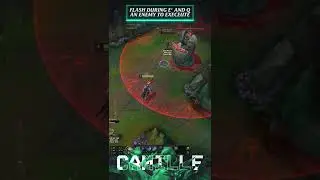 Keep these Camille flash combos in mind! #leagueoflegends #Camille #flashcombo
