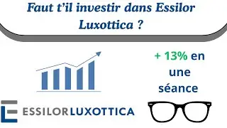 🚀 EssilorLuxottica explose de +13% ! La collaboration avec Meta change tout 👓📈