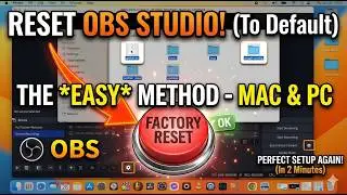 How to Factory Reset OBS Studio on Mac & Windows (2026)