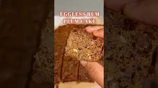 EGGLESS RUM PLUM CAKE | VEGGIE DELICACIES #plumcake #rumcake #christmascake #egglessbaking #eggless