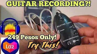 USB Guitar Link the Most CHEAP Guitar Audio Interface from Lazada
