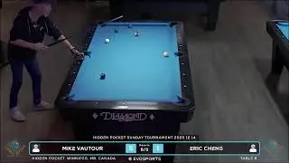 MIKE VAUTOUR vs ERIC CHENG - HIDDEN POCKET - TABLE 9 | EvoSports