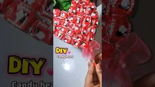 DIY candy heart ❤️ #shorts #viral #ytshorts #diy #bouquet #gift #love #trending #craft #fyp #heart