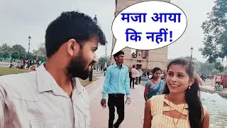 My First Vlog In India Gate | Maja Aa Gaya 😭