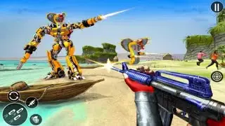 Robot Gun Shooting FPS Shooting Game Android Gameplay
