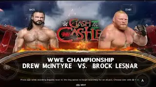 FULL MATCH - Drew McIntyre vs. Brock Lesnar - WWE Championship : Clash At The Castle
