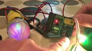 TOS E Warp Engine Motor and Blinking Lights Controller