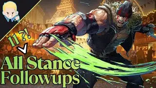 ALL Stances of Alex in SF6 Trailer