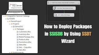 SSIS &mdash; wdrażanie pakiet&oacute;w w bazie danych SSISDB za pomocą kreatora SSDT