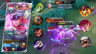 GAMEPLAY HARD GAME FREYA EXP LANE VS THAMUZ REVAMP EXP LANE + BEATRIX + DIGGIE !! - Mobile Legends