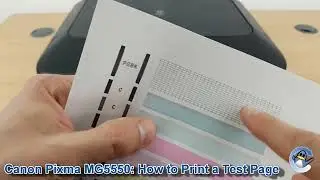 Canon Pixma MG5550: как распечатать тестовую страницу проверки дюз