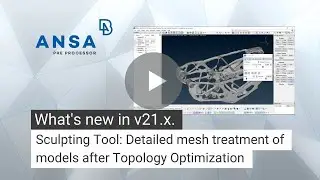 Sculpting Tool: Detailed mesh treatment of models after Topology Optimization