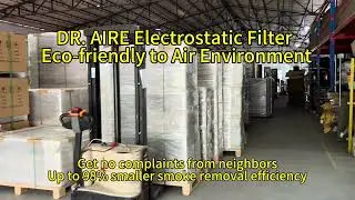 DR. AIRE Electrostatic Precipitator Serving Global Air Environment Get No Complaint From Neighbors