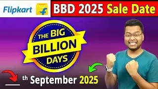 Flipkart Big Billion Days 2025 Sale Date and Banner is LIVE | BBD 2025 Sale Date | Amazon Sale 2025