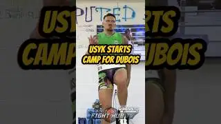 Usyk shows HYPED DANCE MOVES during camp for Dubois REMATCH!