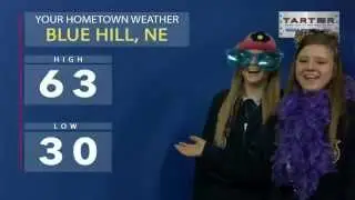 Look! I did the Blue Hill, NE forecast!!