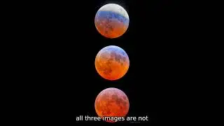A Blue Banded Blood Moon #LunarEclipse #SpacePhenomena #Astronomy #APOD #GalaxyGallery