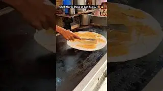 CHILLI GARLIC DOSA 🔥🥵at just Rs 60/- | #shorts #garlicdosa #dosa #indianstreetfood