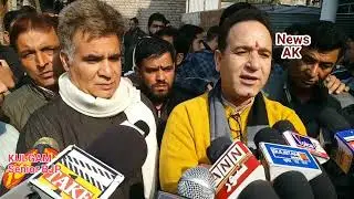 Senior BJP leader Ravinder Raina and LOP Sunil Sharma visit Kulgam to offer condolences.